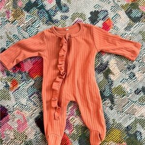 Ruffled Orange Sleeper